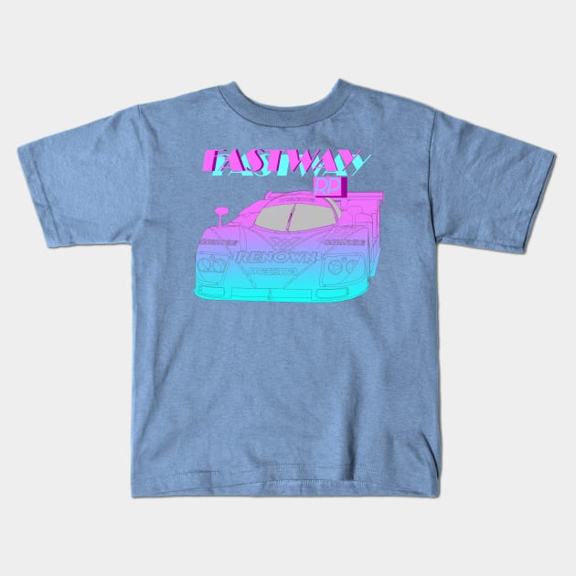 Endless Summer 5.2 - Outrun Kids T-Shirt by fastwayrpofficial